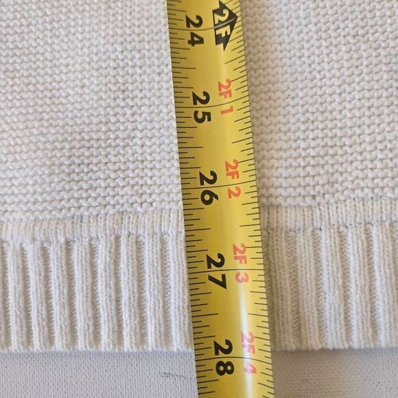 J. Jill Wearever Collection Womens V-Neck Sleeveless Pullover Sweater White XL - Picture 7 of 10